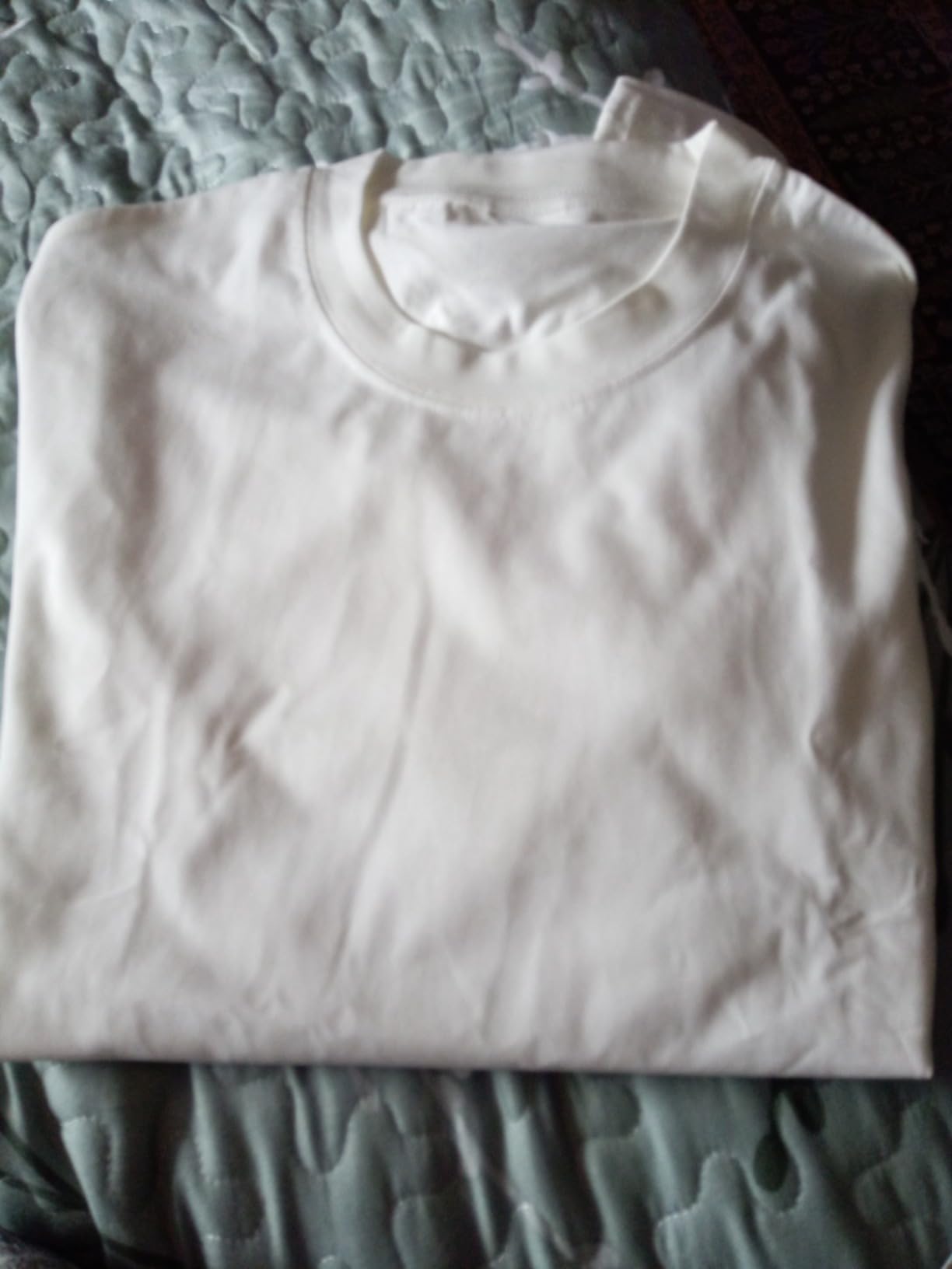 100% Cotton Men's Plain Short Sleeve Crew Neck T-Shirt, Regular Fit Casual T Shirt Tops, Basic Tees, Tshirt