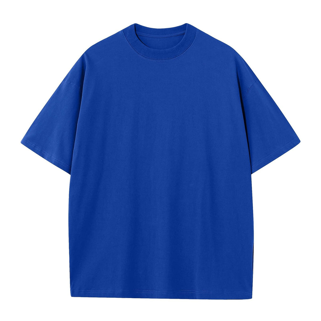 Mens Oversized T-Shirts Fashion Loose Fit Crewneck Tshirt Streetwear Heavyweight Short Sleeve Gym Workout Tops