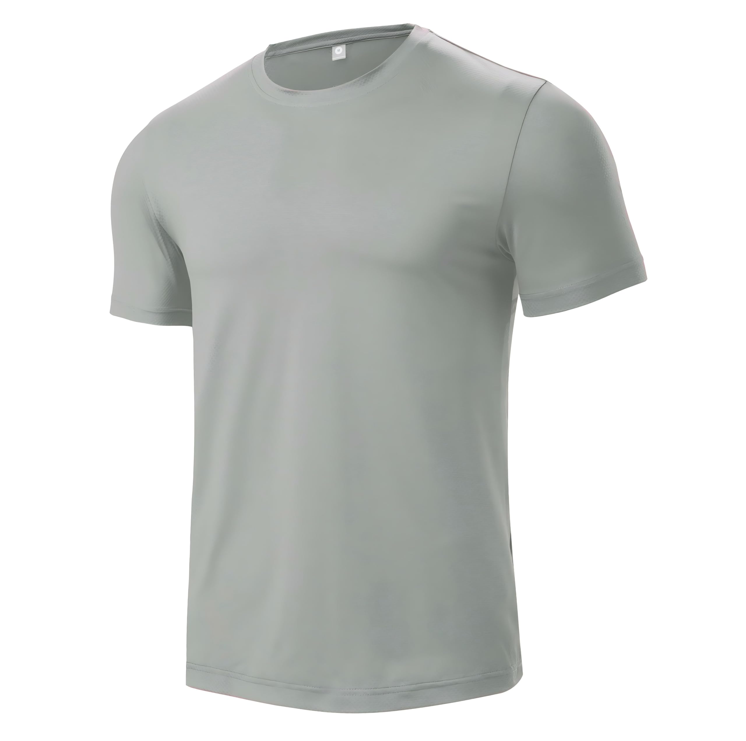 Men’s Short Sleeve Quick Dry Moisture Wicking Active Crew Neck T Shirt - Athletic Running Gym Workout Tee Tops