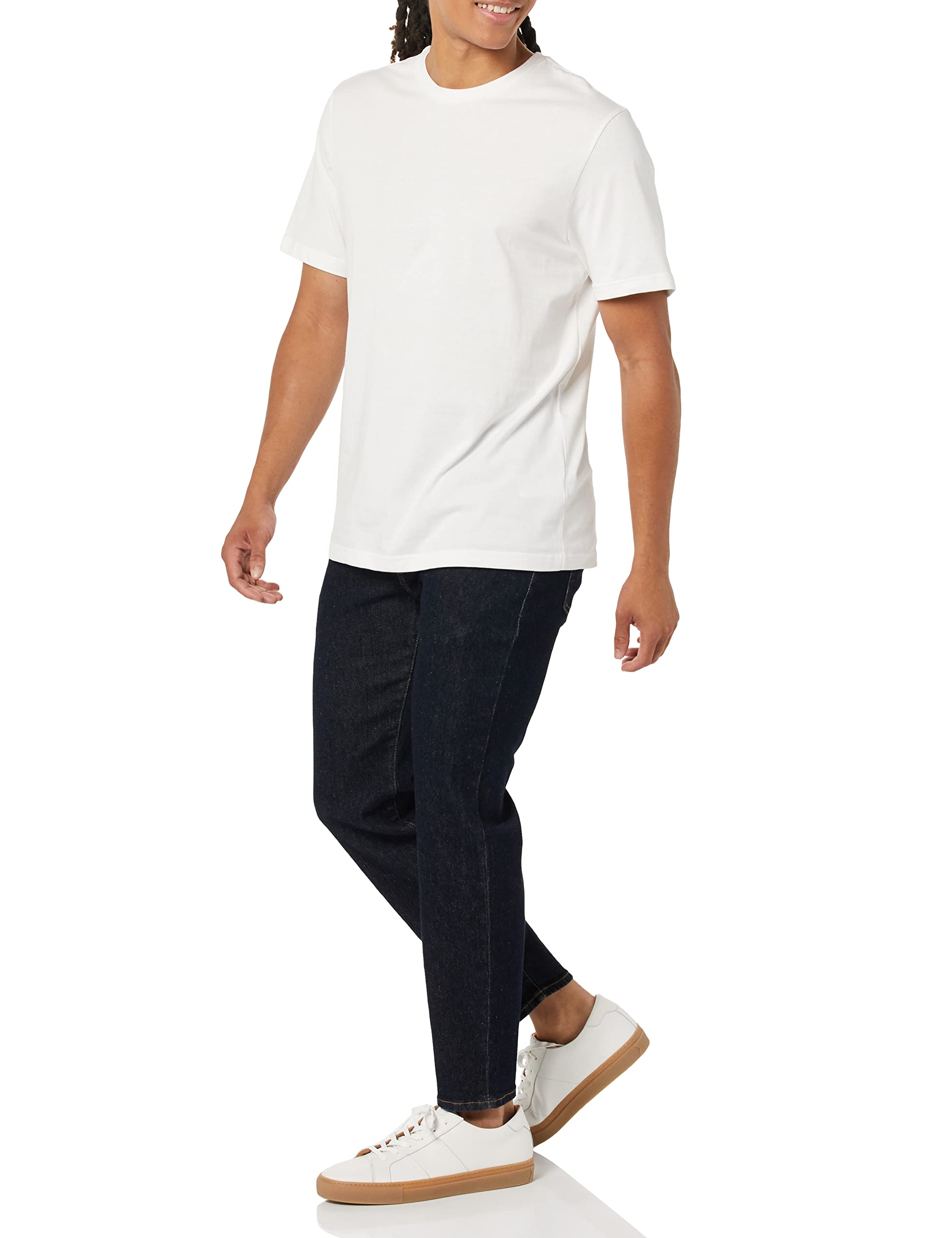 Amazon Essentials Men's Short-Sleeve Crewneck T-Shirt, Pack of 2