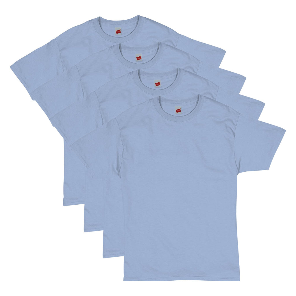 Hanes Men's T-Shirt Pack - 4-Pack - Essential-T Crewneck Cotton T-Shirts - Everyday Men's Tees - Big & Tall Available