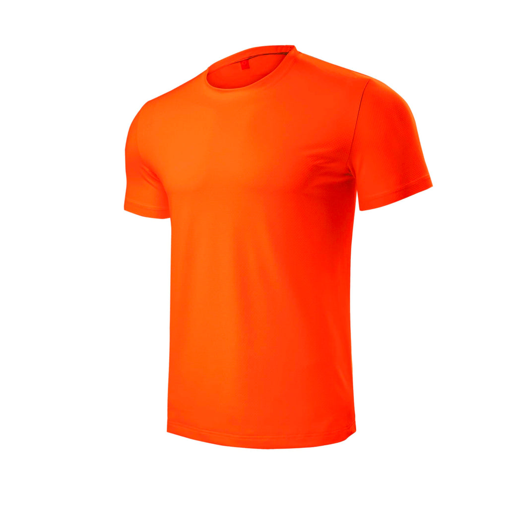 Men’s Short Sleeve Quick Dry Moisture Wicking Active Crew Neck T Shirt - Athletic Running Gym Workout Tee Tops