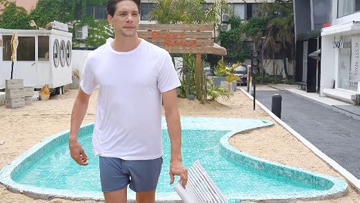 BAMBOO COOL Mens Undershirts Pack, Soft T Shirts for Men, Moisture Wicking Tees, Stretchy Breathable Crew Neck Inner Shirt