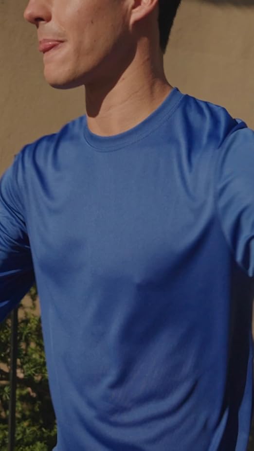 Hanes Men's Cool Dri Performance T-Shirt, Moisture-Wicking Short Sleeve Tee, 40+ UPF Protection, 2 Or 5 Pack