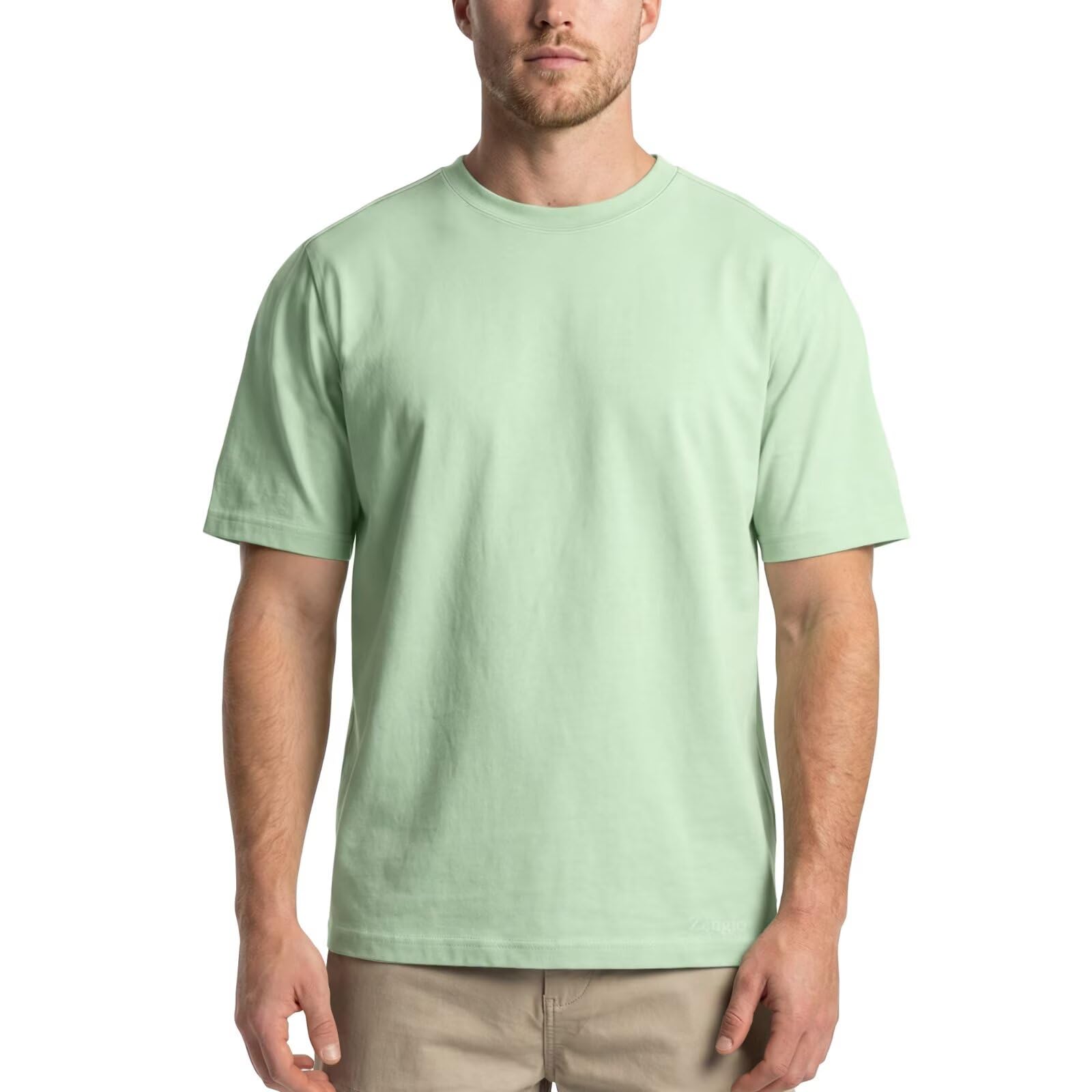 Clothe Co. Mens Heavyweight Cotton T-Shirt Plain Tee (Available in Big & Tall)
