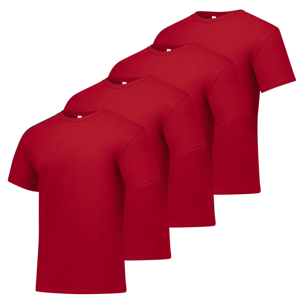 Hanes Men's T-Shirt Pack - 4-Pack - Essential-T Crewneck Cotton T-Shirts - Everyday Men's Tees - Big & Tall Available