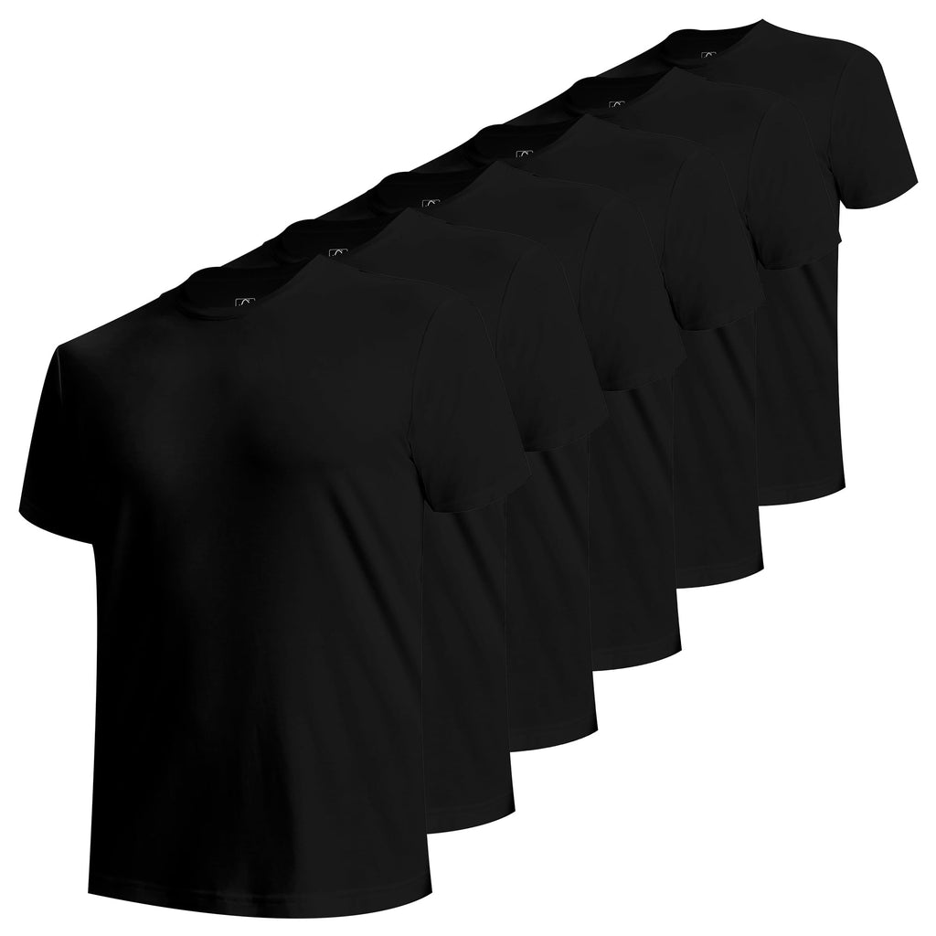 EKLENTSON Men's Cotton Crewneck T-Shirts Short Sleeve Plain Tee Moisture Wicking Casual Tshirts Solid Color
