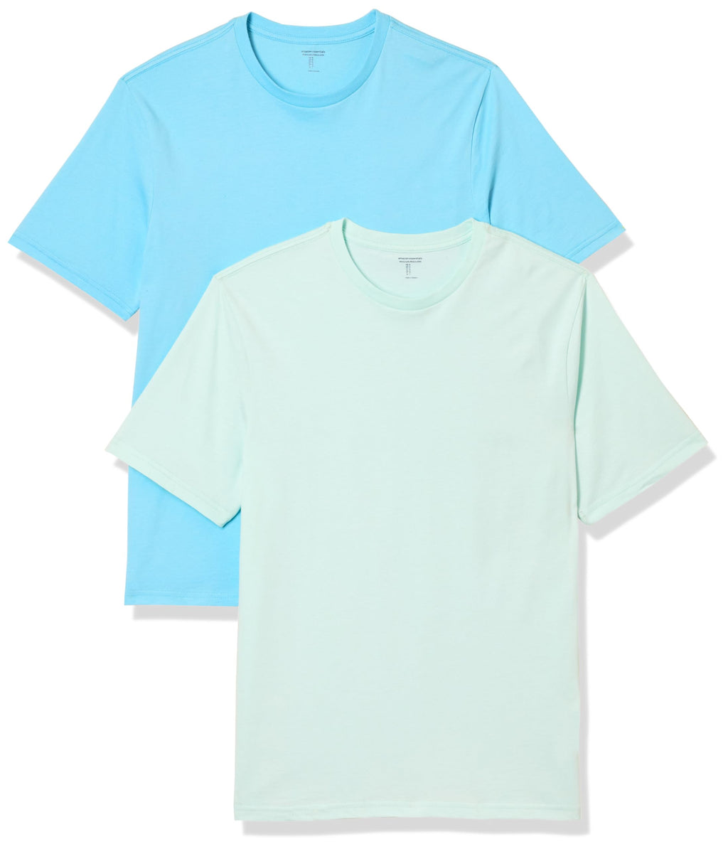 Amazon Essentials Men's Short-Sleeve Crewneck T-Shirt, Pack of 2