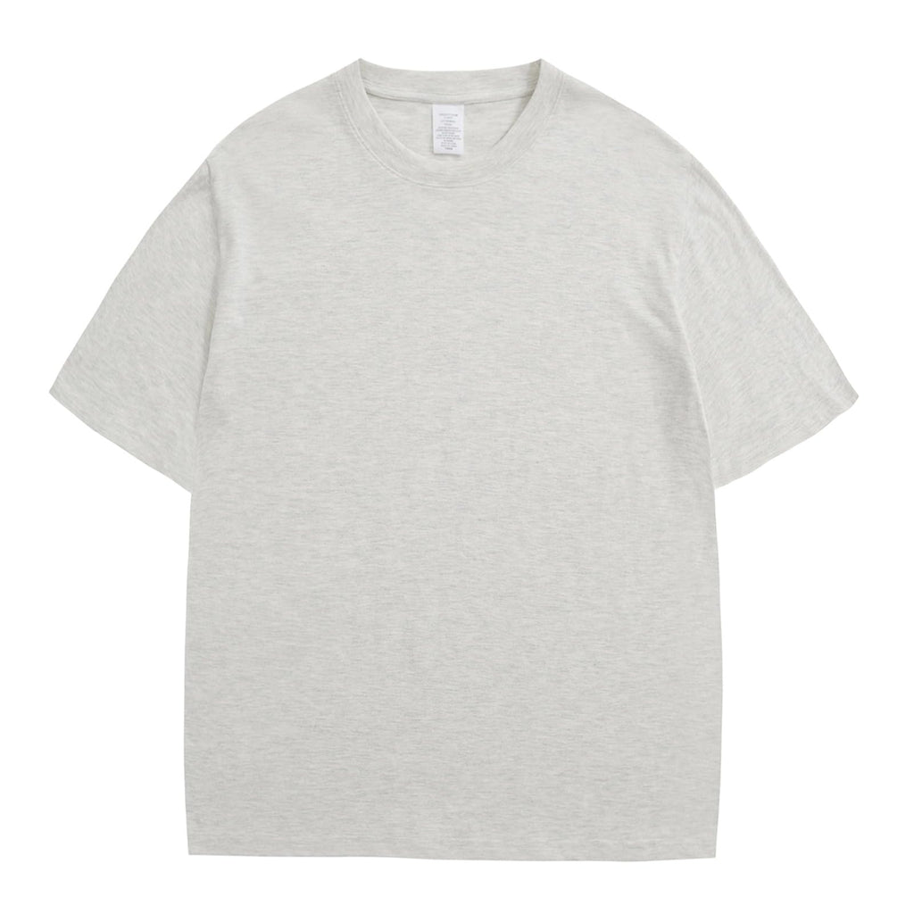 Mens Oversized T-Shirts Fashion Loose Fit Crewneck Tshirt Streetwear Heavyweight Short Sleeve Gym Workout Tops