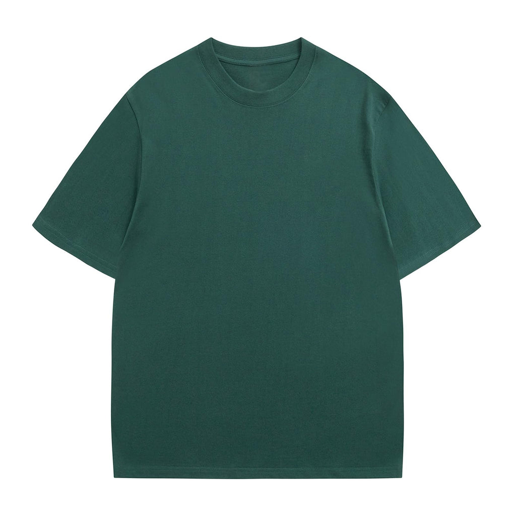 Mens Oversized T-Shirts Fashion Loose Fit Crewneck Tshirt Streetwear Heavyweight Short Sleeve Gym Workout Tops