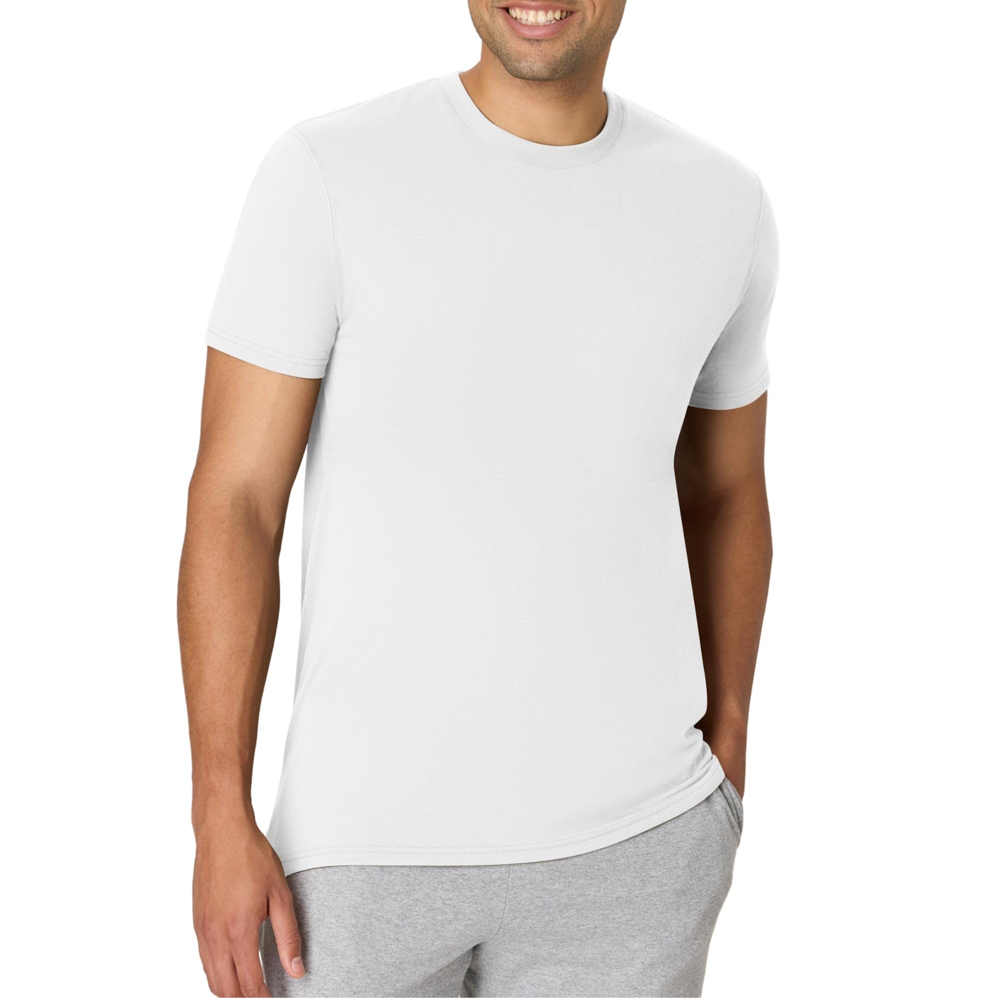 Hanes Men's Originals Lightweight T-Shirt, Crewneck T-Shirts for Men, Tri-Blend Tee