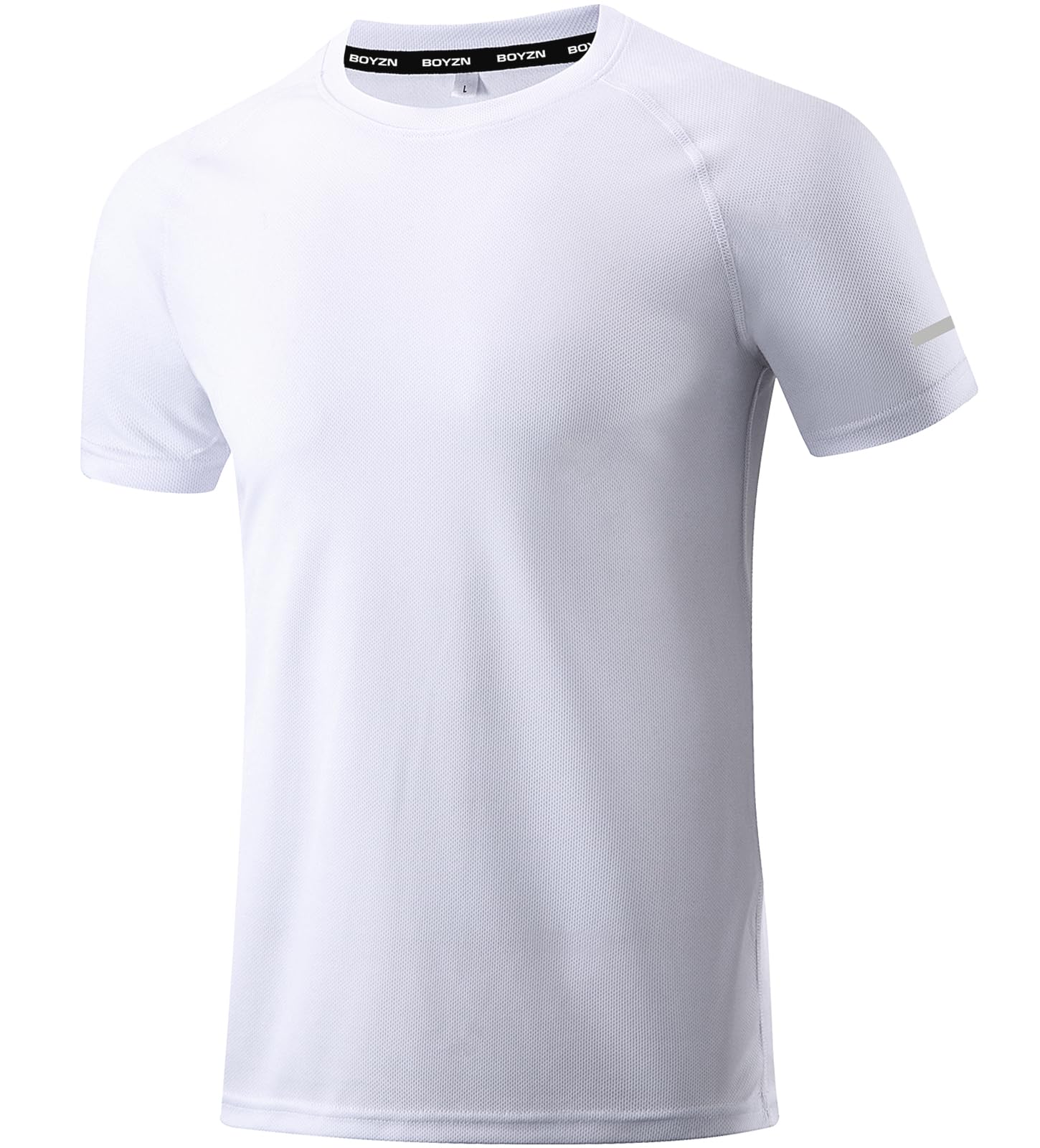 Men’s Short Sleeve Quick Dry Moisture Wicking Active Crew Neck T Shirt - Athletic Running Gym Workout Tee Tops