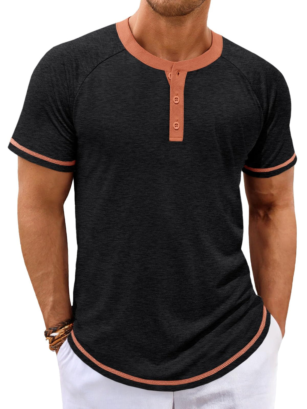 Hanes Men's Originals Lightweight T-Shirt, Crewneck T-Shirts for Men, Tri-Blend Tee