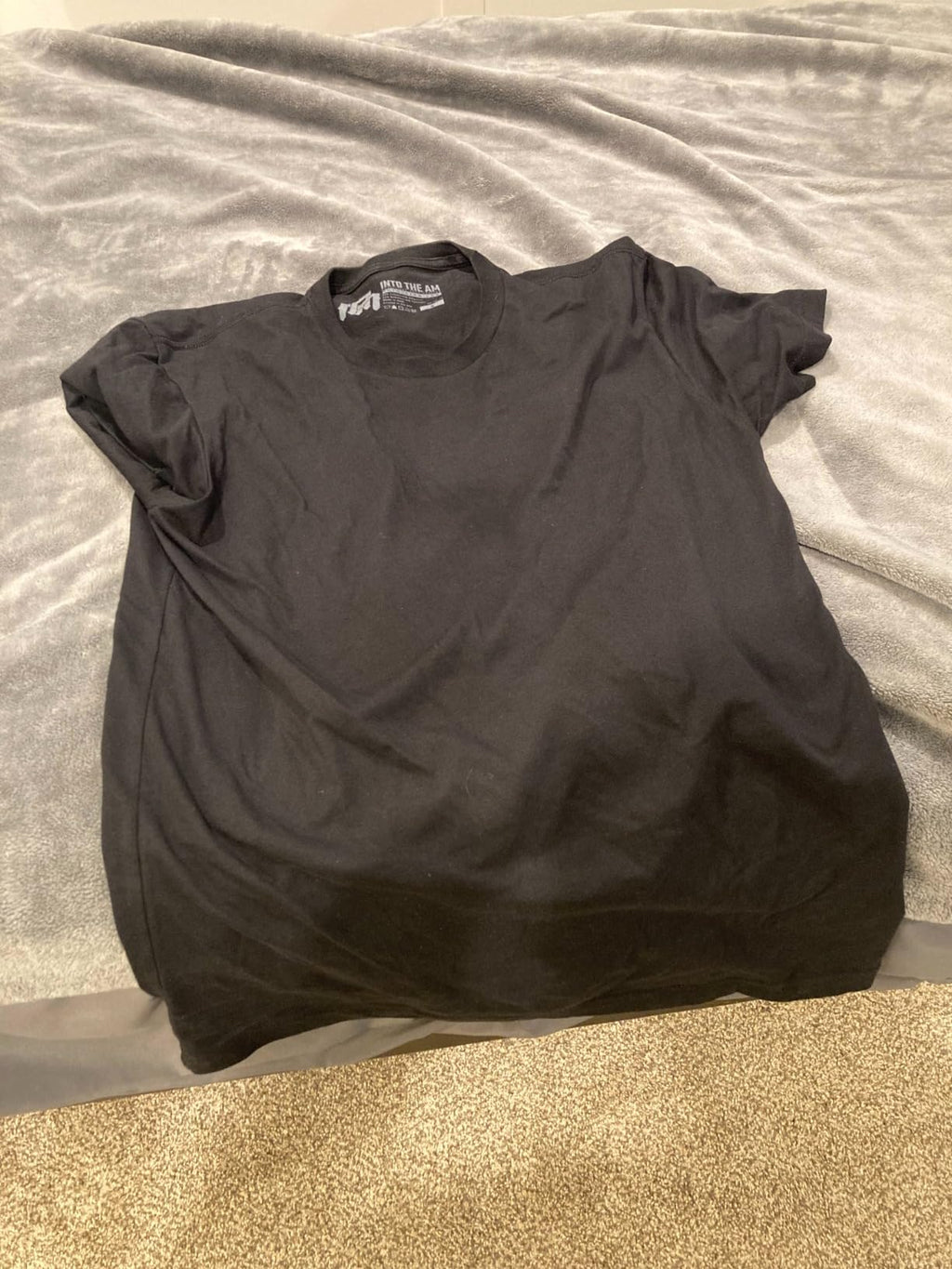 INTO THE AM Mens T Shirts Soft Cotton Blend Crew Neck Tee S - 4XL Athletic Fit Plain Casual T-Shirt for Men