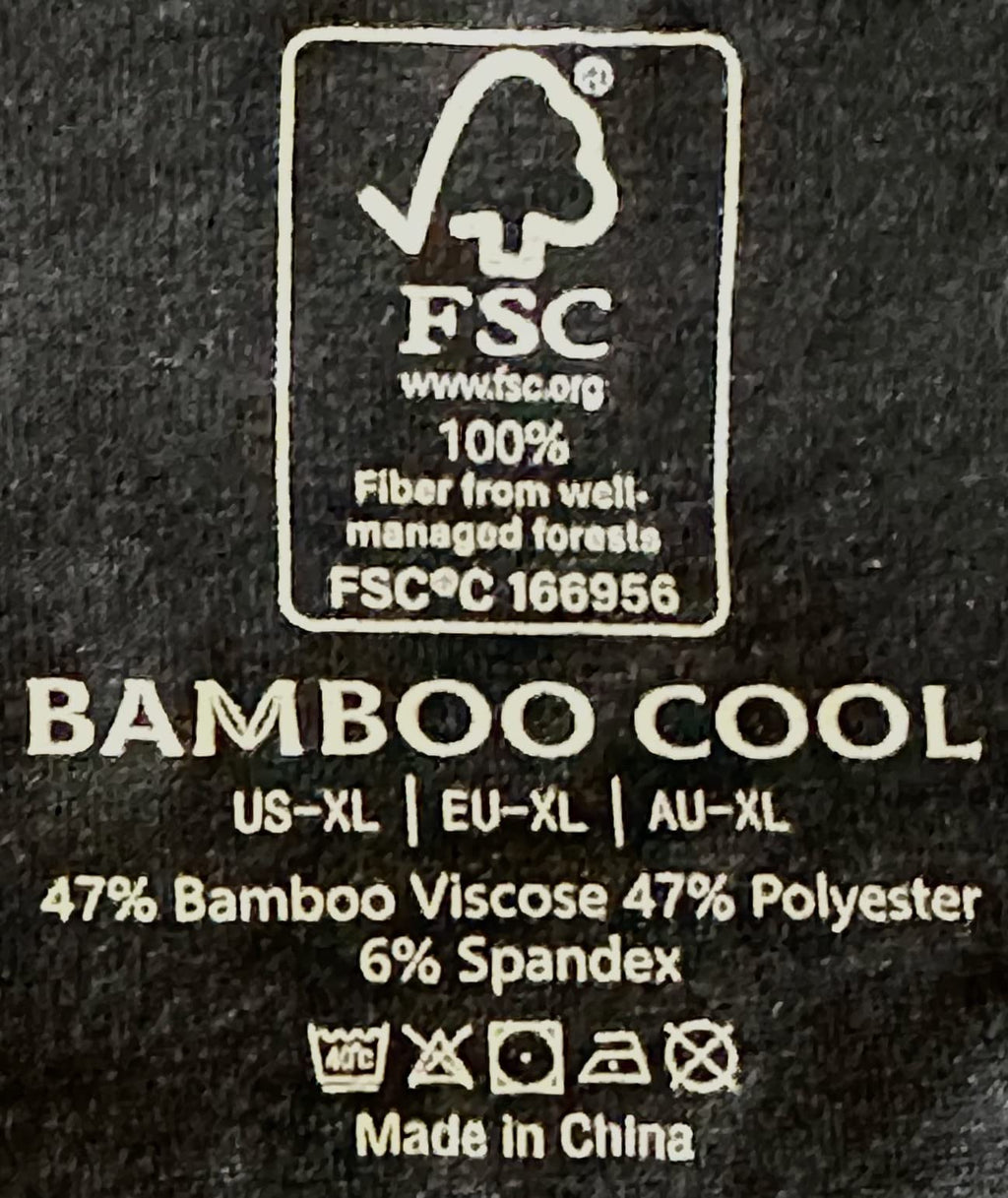 BAMBOO COOL Mens Undershirts Pack, Soft T Shirts for Men, Moisture Wicking Tees, Stretchy Breathable Crew Neck Inner Shirt
