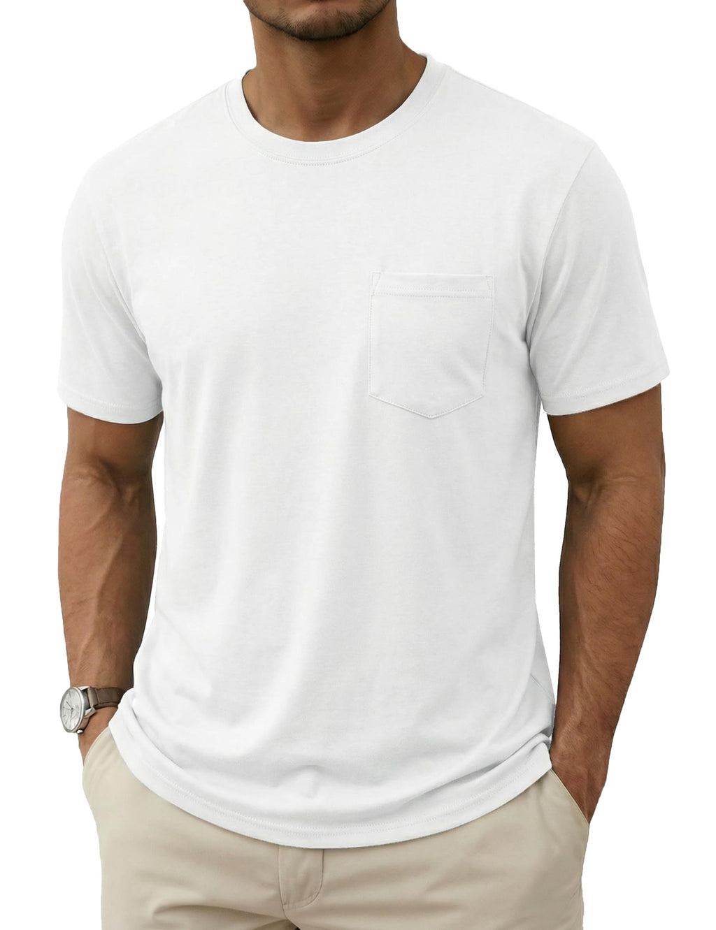 Amazon Essentials Men's Relaxed-Fit Heavyweight Cotton T-Shirt