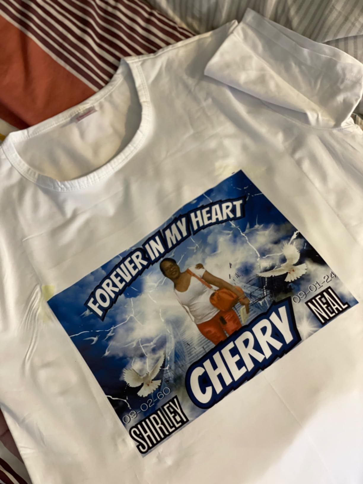 ORJ 5 PCS Unisex Sublimation Blank T Shirt White Polyester Shirts Crew Neck Short Sleeve for Sublimation T Shirt