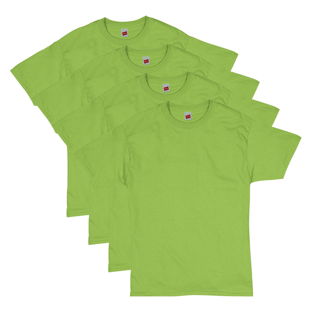 Hanes Men's T-Shirt Pack - 4-Pack - Essential-T Crewneck Cotton T-Shirts - Everyday Men's Tees - Big & Tall Available