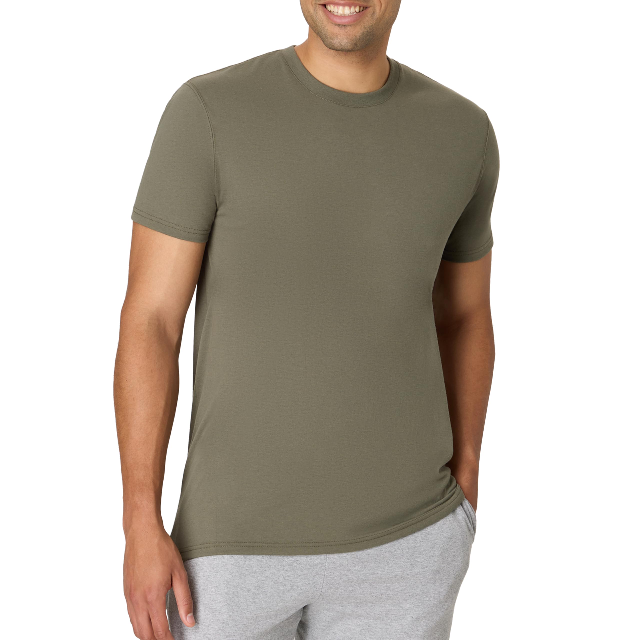 Hanes Men's Originals Lightweight T-Shirt, Crewneck T-Shirts for Men, Tri-Blend Tee