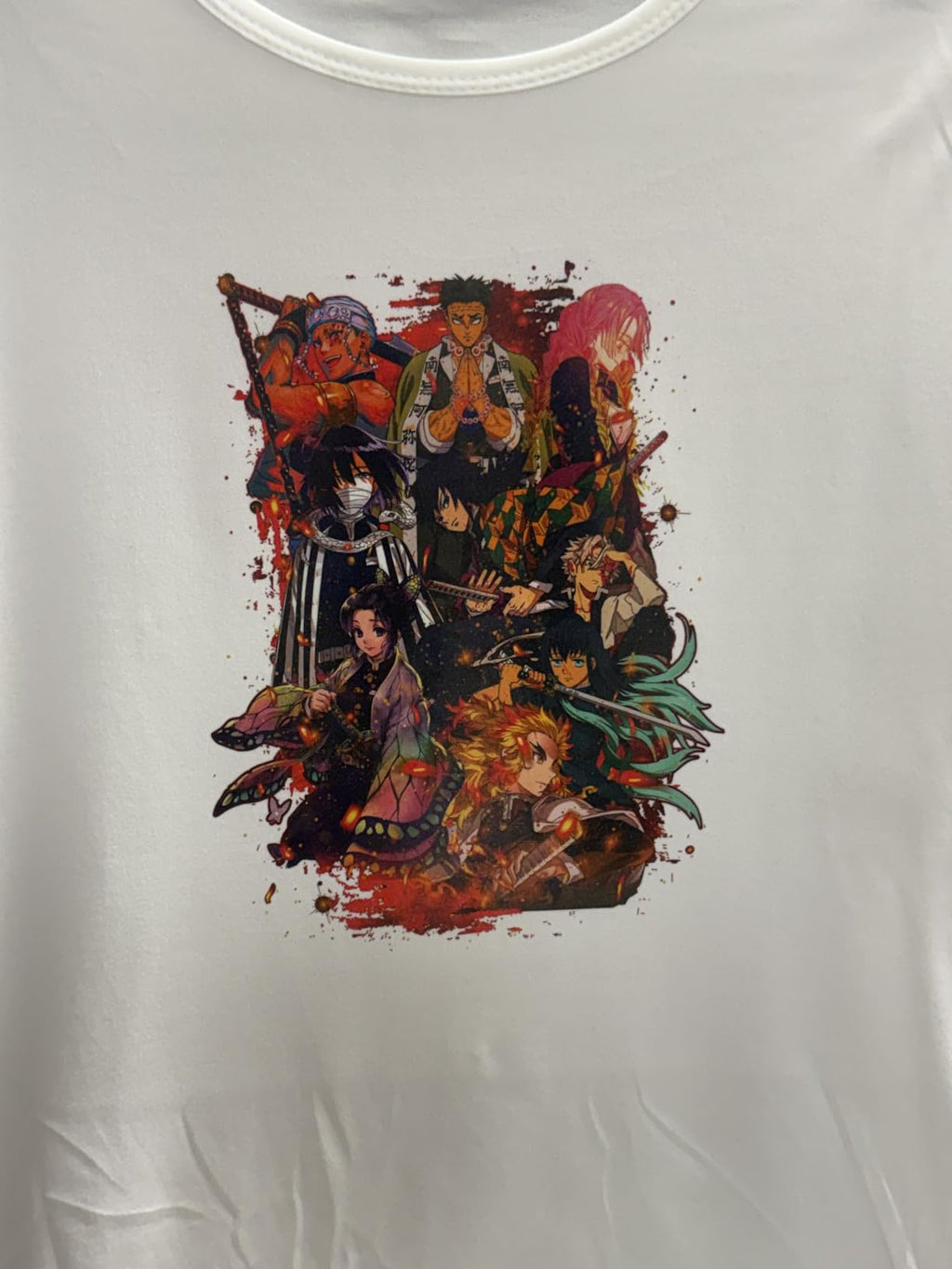 JenPen 5 Pcs Unisex Sublimation Shirts Bulk Blank Polyester T Shirt White Crew Neck Short Sleeve for Women Men Adult Kid