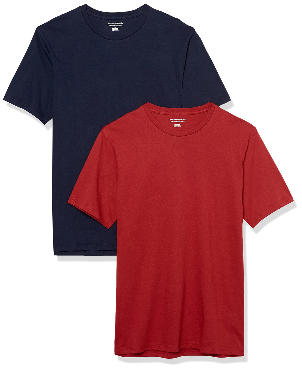 Amazon Essentials Men's Short-Sleeve Crewneck T-Shirt, Pack of 2