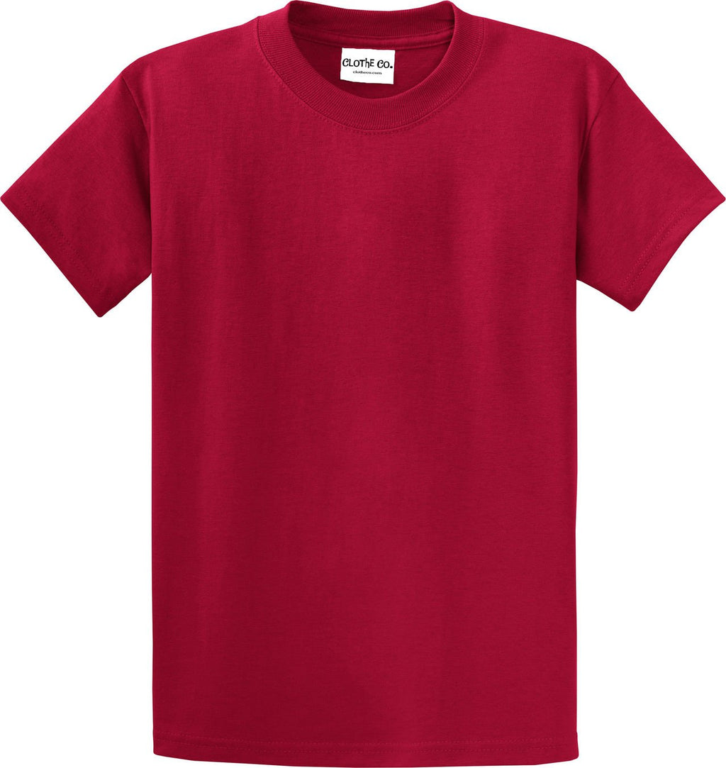 Clothe Co. Mens Heavyweight Cotton T-Shirt Plain Tee (Available in Big & Tall)
