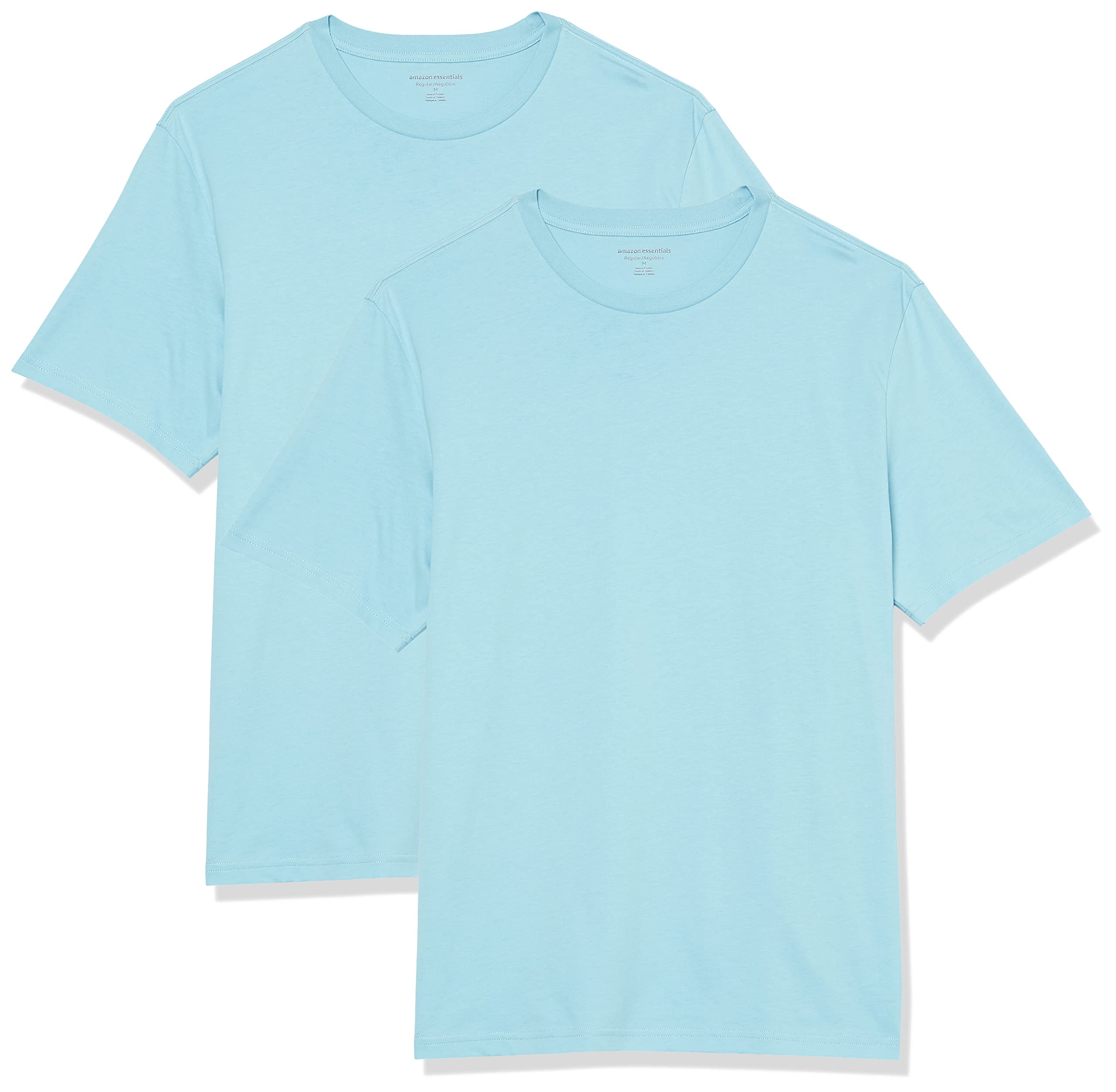 Amazon Essentials Men's Short-Sleeve Crewneck T-Shirt, Pack of 2