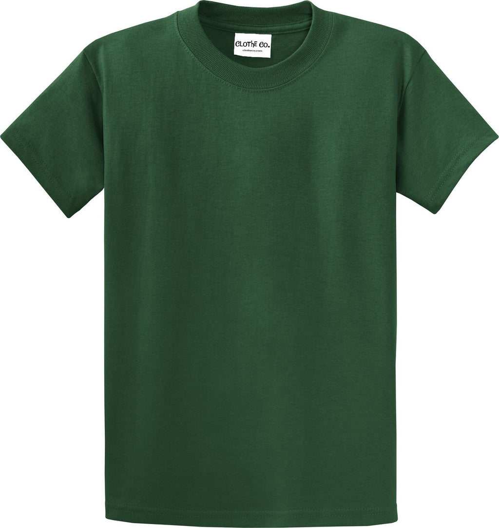 Clothe Co. Mens Heavyweight Cotton T-Shirt Plain Tee (Available in Big & Tall)
