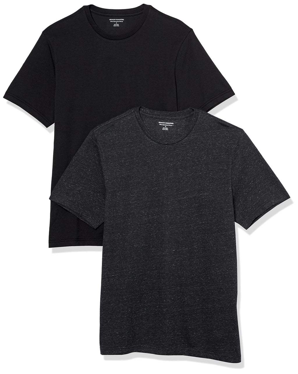 Amazon Essentials Men's Short-Sleeve Crewneck T-Shirt, Pack of 2