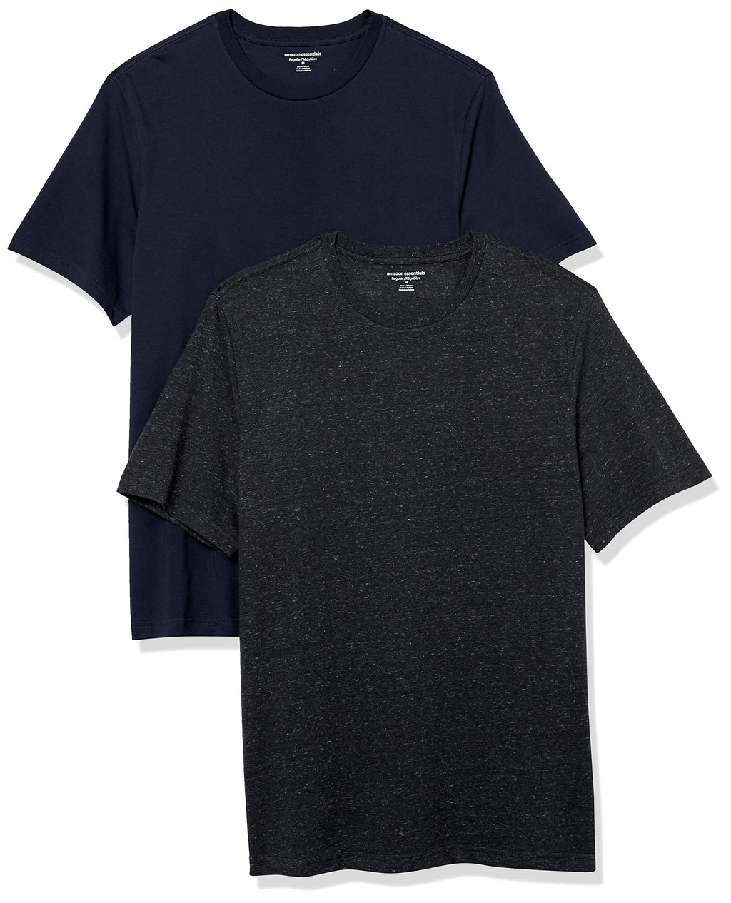 Amazon Essentials Men's Short-Sleeve Crewneck T-Shirt, Pack of 2
