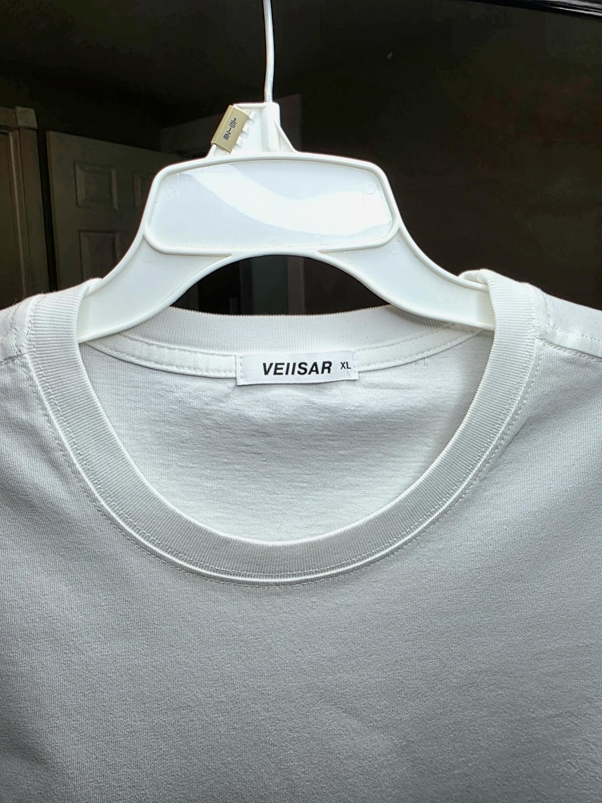VEIISAR Men's Heavy Weight Crew Neck T-Shirt Mens Premium Cotton Tee - Pre Shrunk S-3XL