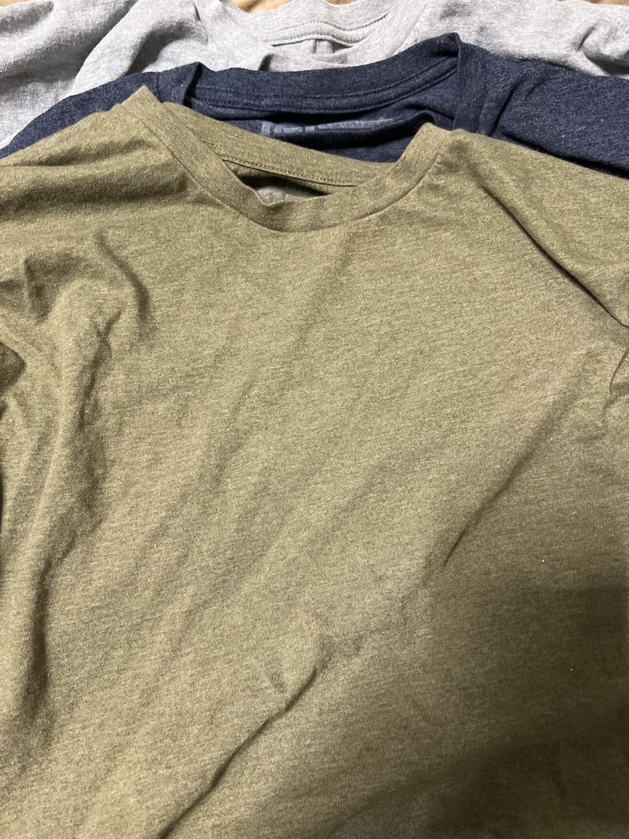 INTO THE AM Mens T Shirts Soft Cotton Blend Crew Neck Tee S - 4XL Athletic Fit Plain Casual T-Shirt for Men