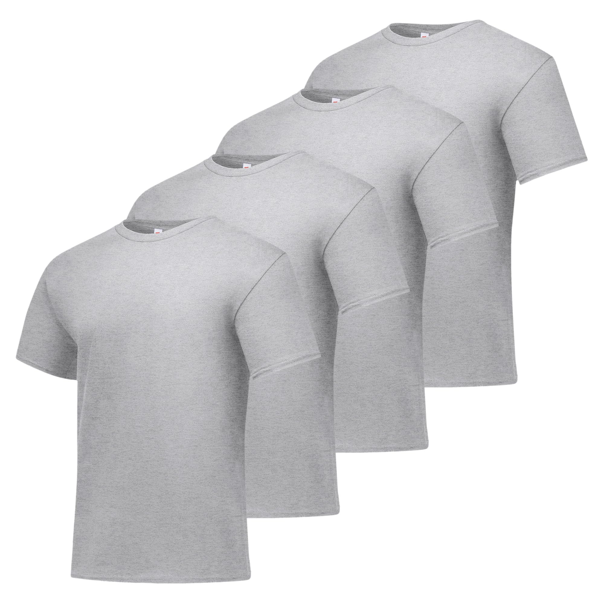 Hanes Men's T-Shirt Pack - 4-Pack - Essential-T Crewneck Cotton T-Shirts - Everyday Men's Tees - Big & Tall Available