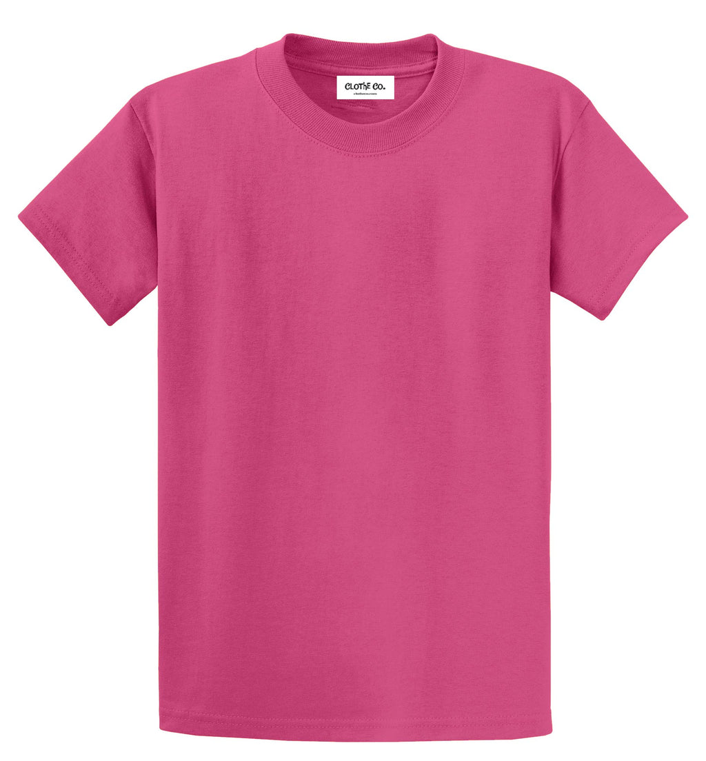 Clothe Co. Mens Heavyweight Cotton T-Shirt Plain Tee (Available in Big & Tall)