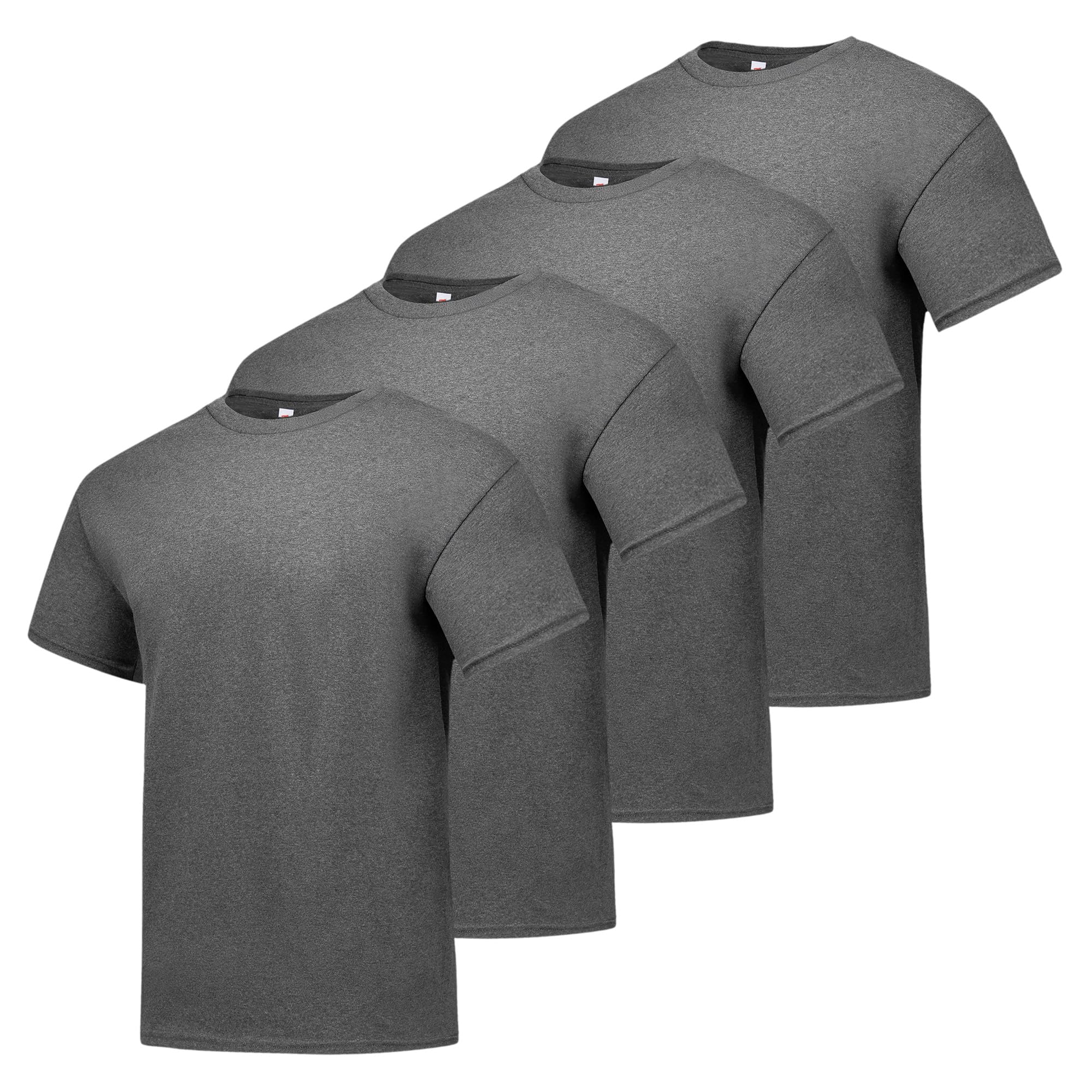 Hanes Men's T-Shirt Pack - 4-Pack - Essential-T Crewneck Cotton T-Shirts - Everyday Men's Tees - Big & Tall Available