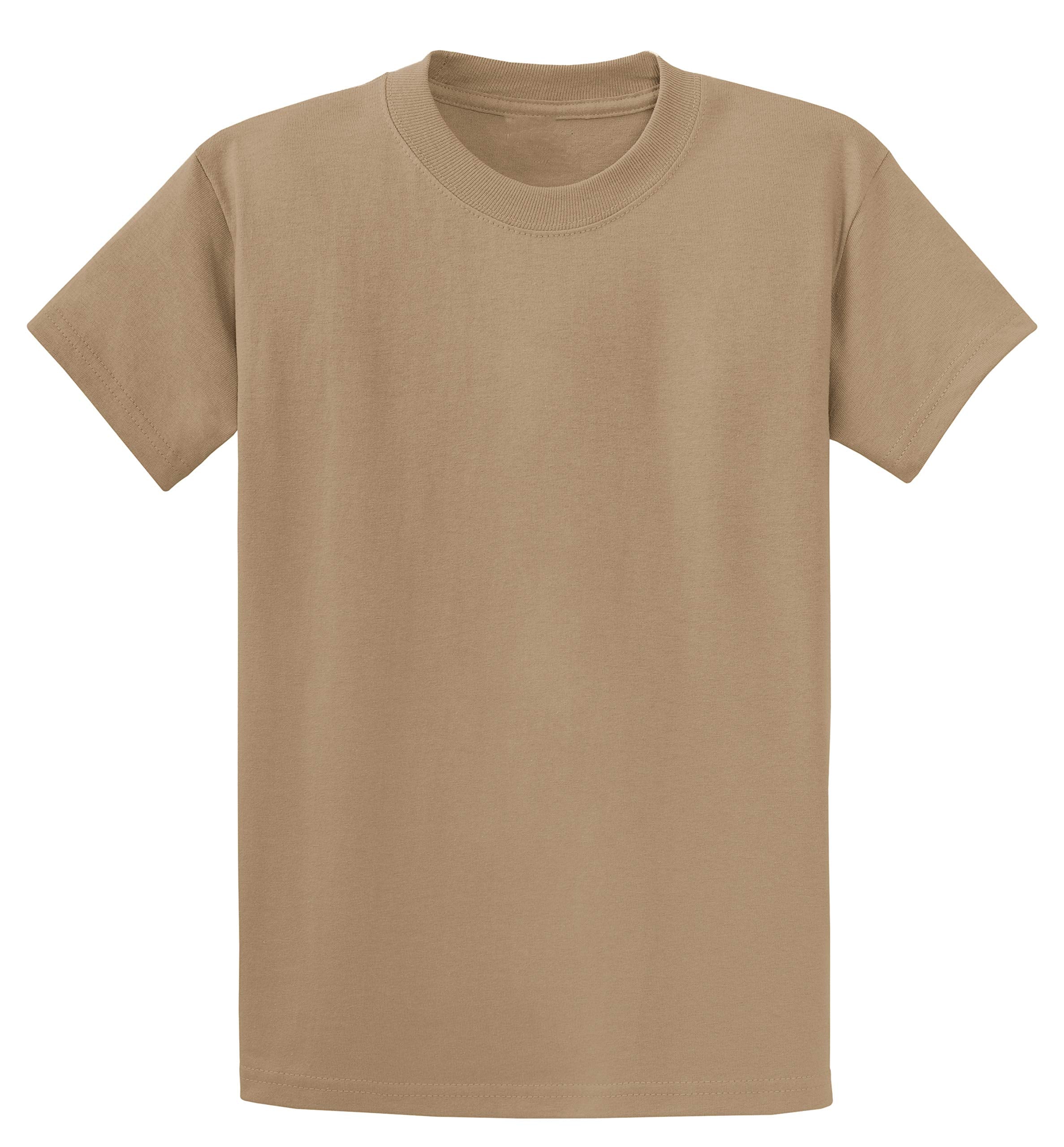 Clothe Co. Mens Heavyweight Cotton T-Shirt Plain Tee (Available in Big & Tall)
