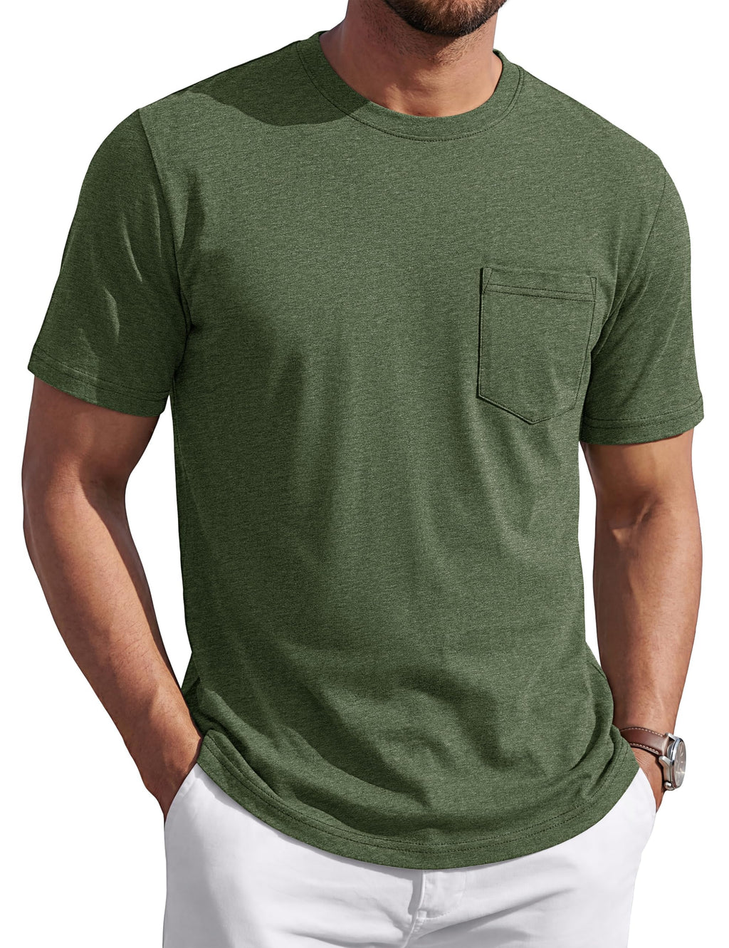 Amazon Essentials Men's Relaxed-Fit Heavyweight Cotton T-Shirt