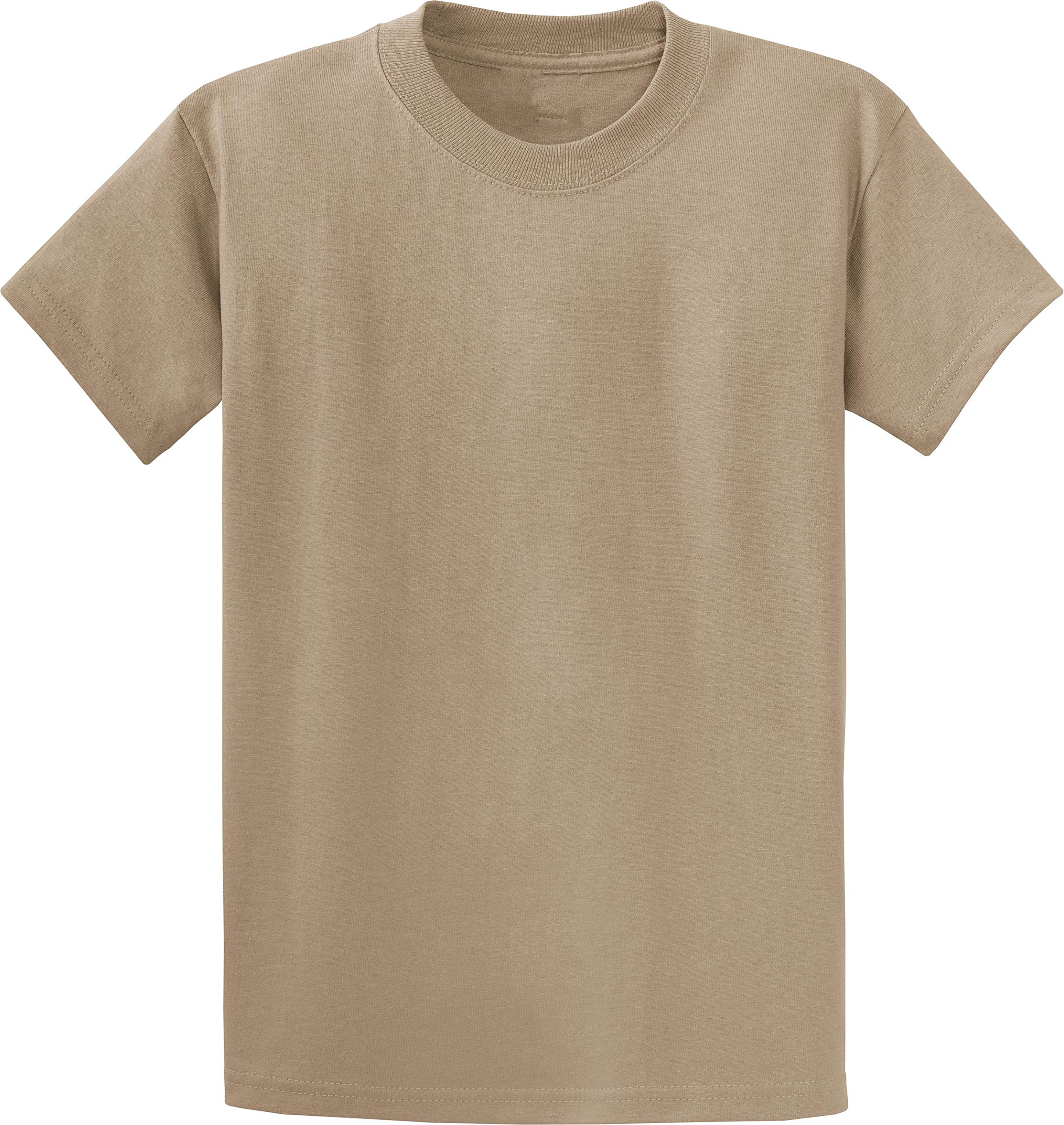 Clothe Co. Mens Heavyweight Cotton T-Shirt Plain Tee (Available in Big & Tall)